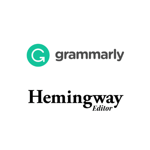 Grammarly Hemingway logo outilsIA