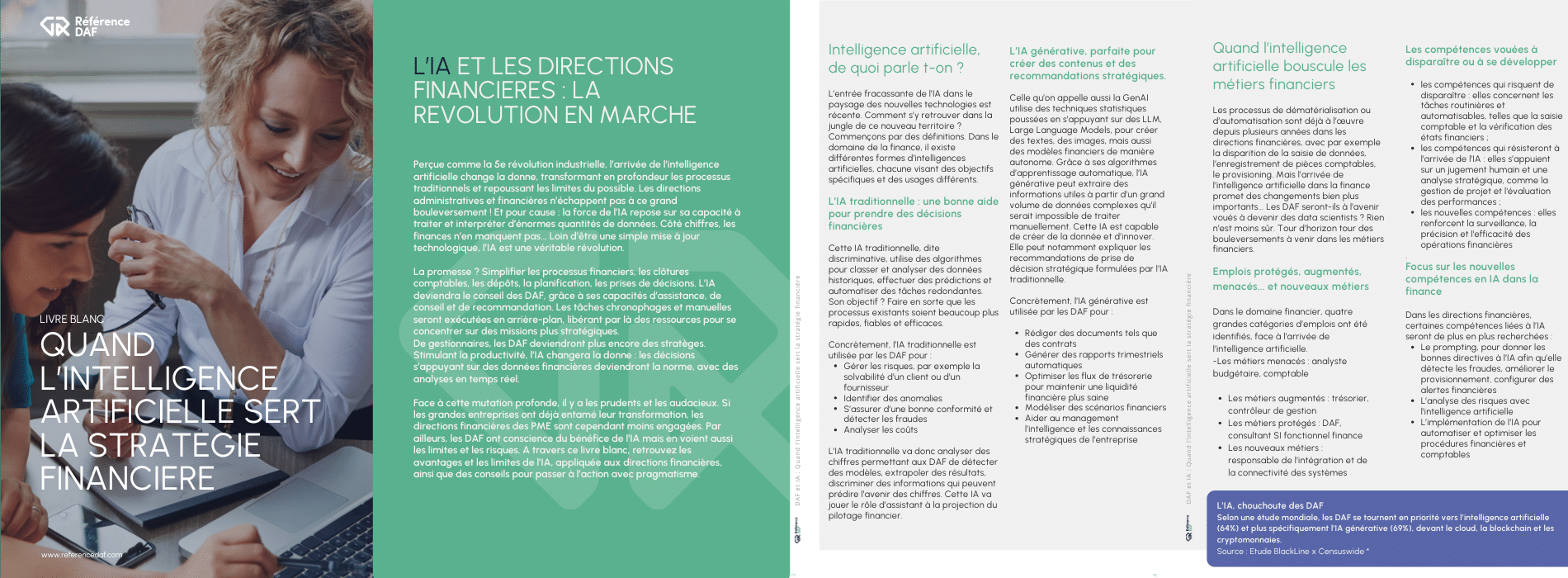 Extrait de notre livre blanc IA et finance. Téléchargez-le dès à présent et optimisez votre pilotage financier grâce à l'IA