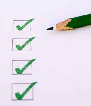 Illustration d'une checklist des engagements entreprise RSE à respecter
